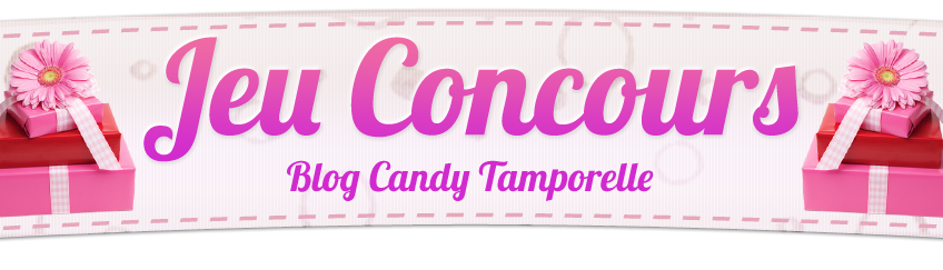 Nouveauté Tamporelle : jeu concours blog candy