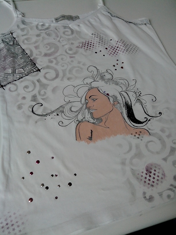 customisation tee shirt carabelle